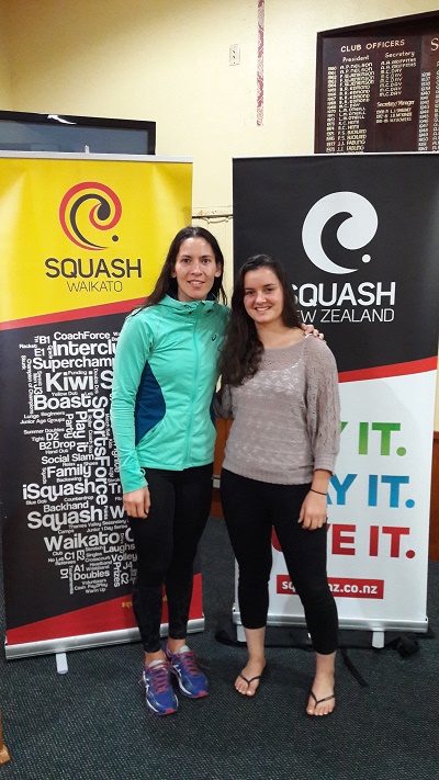 Resized Joelle King (Left) and Amanda Landers-Murphy (Right) - Waikato Open Final