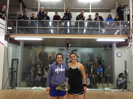 Resized Senior Nationals - Semi Finals - Emma Millar (Left) vs Amanda Landers-Murphy (Right)