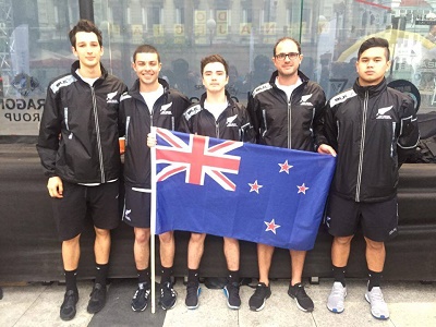 Resized World Junior Mens Championships - Day 3 - New Zealand Team