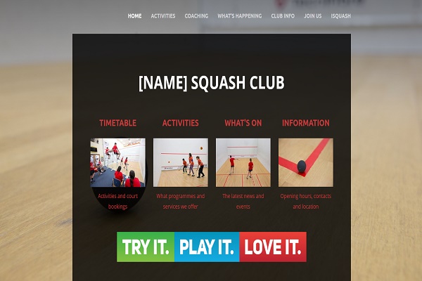 Sample Club Website